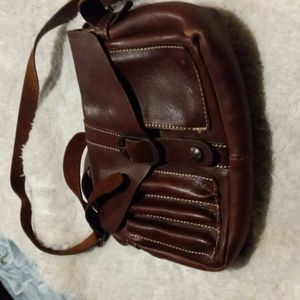 Shoulder  leather bag by Patrica Nash